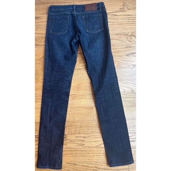 Marc by Marc Jacobs Chrissie 003 Low Rise Skinny Stretch Dark Denim Jeans Sz 28 - Picture 3 of 16